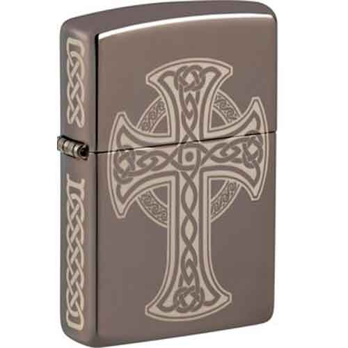 Zippo Feuerzeug gelasert Celtic Cross