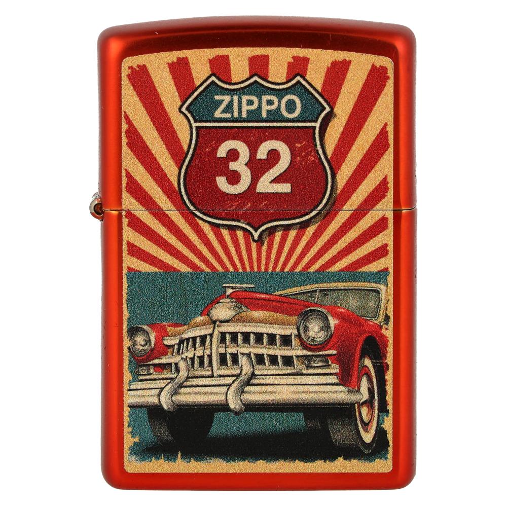 Zippo Feuerzeug metallic Garage rot