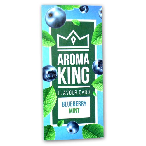 Aroma King Blueberry Mint Flavour Card