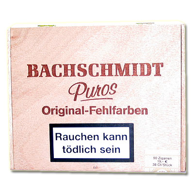 Bachschmidt Puros No 498 Sumatra Fehlfarben