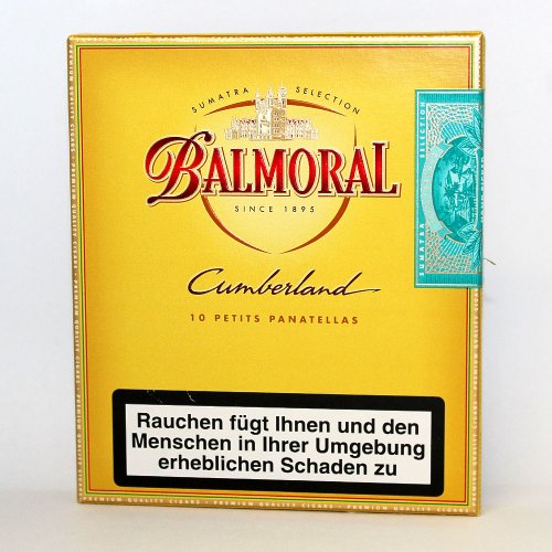 Balmoral Cumberland Petit Panatellas Sumatra Zigarren 10er