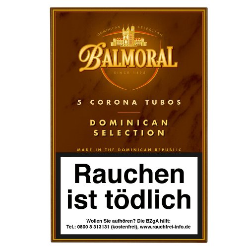 Balmoral Dominican Selection Corona Tubos Zigarren