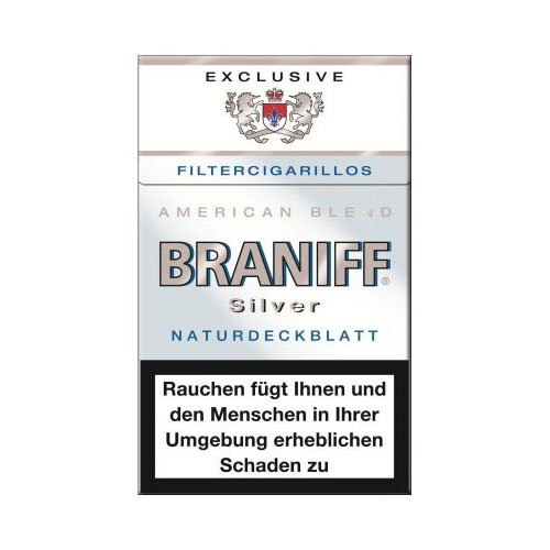 Braniff Filterzigarillos Exclusiv Silver 17er