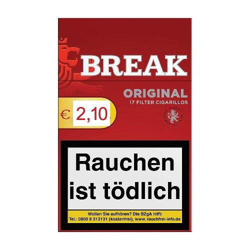 Break Original Filterzigarillos Rot Full Flavour 17er online kaufen