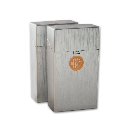 Clic Boxx Zigarettenbox 100mm Silber
