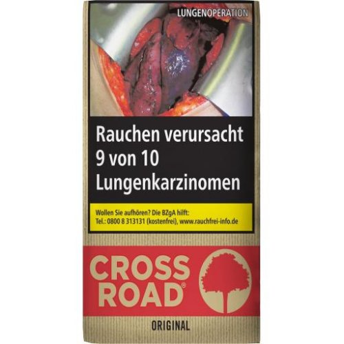 Crossroad Tabak Rot Original 30g Päckchen Feinschnitt