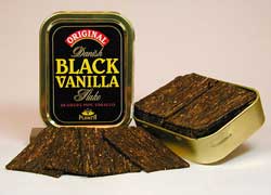 Danish Black V Pfeifentabak Flake (Black Vanilla) 50g Dose