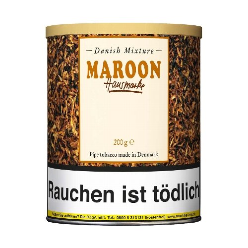 Danish Mixture Pfeifentabak Maroon Hausmarke (ehem. Choco Nougat) 200g