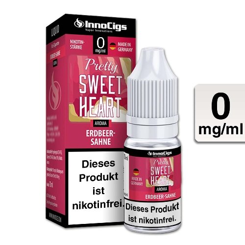 E-Liquid InnoCigs Pretty Sweetheart Sahne-Erdbeer 0mg Nikotin