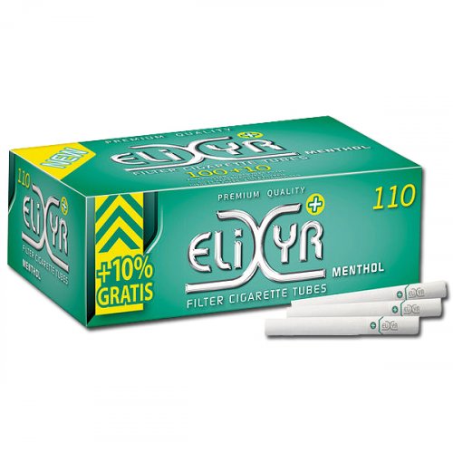 Elixyr Zigarettenhülsen Menthol 110 Stück online kaufen