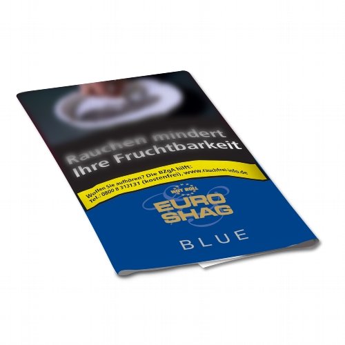 Euro Shag Zigarettentabak Blue Halfzware 38g Päckchen Feinschnitt