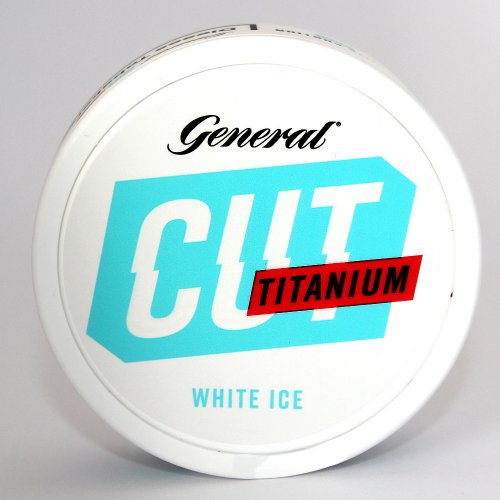 General CUT Snus Titanium White Ice Chewing Bags 21,6g Dose