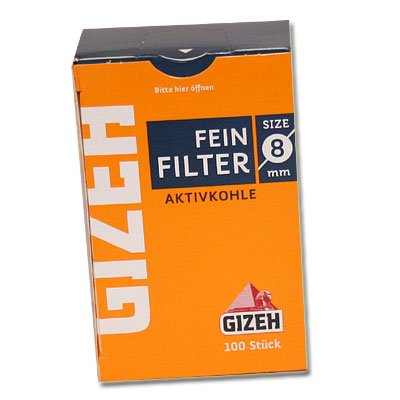 Gizeh Filter Aktivkohle 8mm Zigarettenfilter 100er kaufen