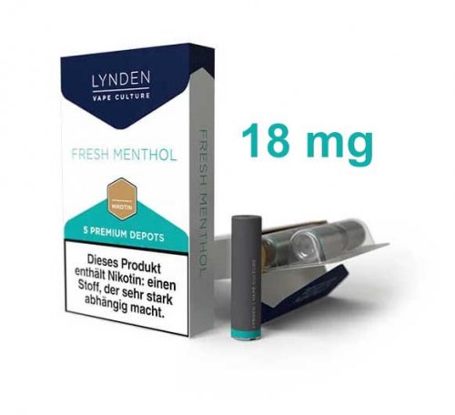 LYNDEN Depots Fresh Menthol 18 mg Nikotin