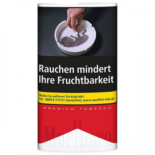 Marlboro Tabak Premium Red 30g Päckchen Zigarettentabak