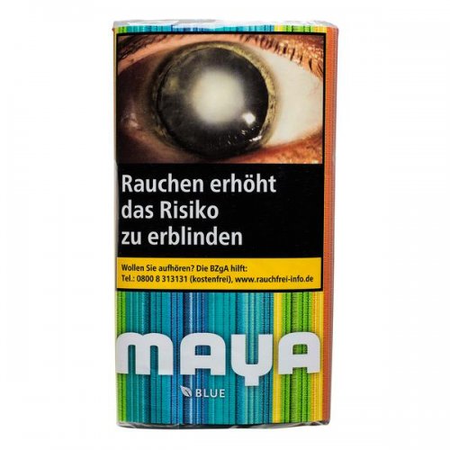 Maya Tabak ohne Zusatzstoffe Blue 30g Päckchen Feinschnitt