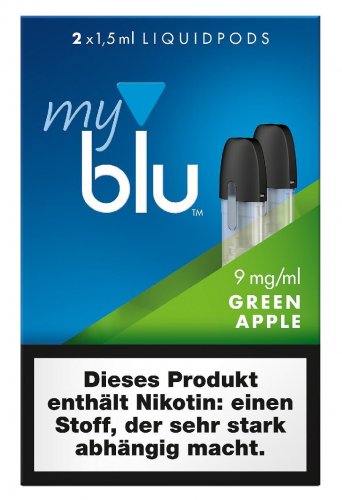 myblu Pods Green Apple 9 mg 2er Pack