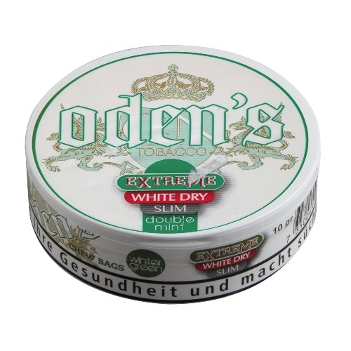 Odens Snus Extreme White Dry SLIM Double Mint Chewing Bags