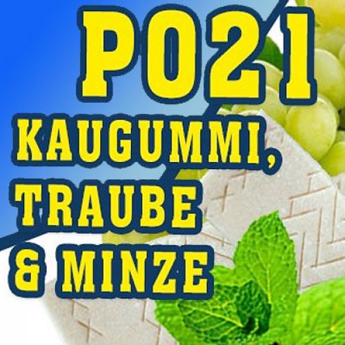 P021 - 325ml Shisha Molasse - Kaugummi, Traube und Minze