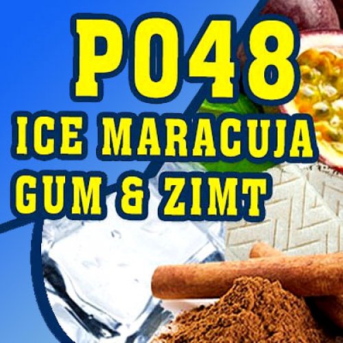 P048 - 325ml Shisha Molasse - Ice, Maracuja, Gum und Zimt