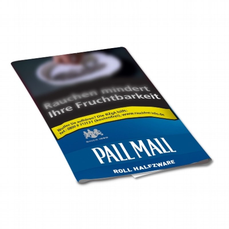 Pall Mall Roll Halfzware Blau 30g Päckchen Feinschnitt