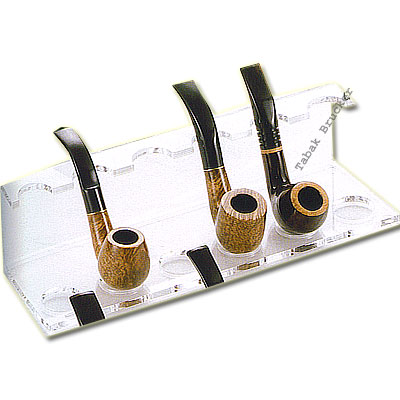 KAF Tabakpfeifenständer für 10 Pfeifen Pfeifenständer aus Holz