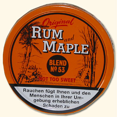 Rum and Maple Pfeifentabak R and M - 100g Dose