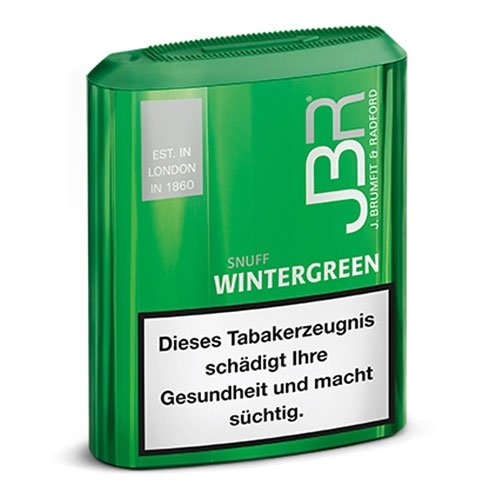 JBR Wintergreen Schnupftabak 10g Dose Snuff