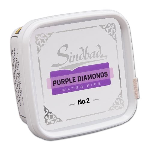 Sindbad Shisha Tabak Purple Diamonds No. 2 Traube 200g Dose