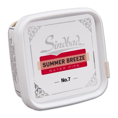 Sindbad Shisha Tabak Summer Breeze No 7 Erdbeere 200g Dose