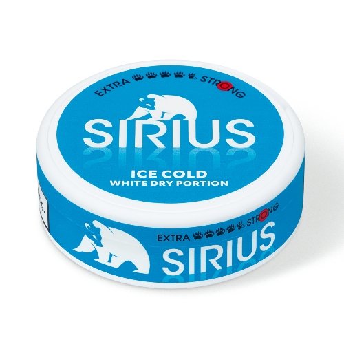 Sirius Ice Cold White Dry Portion Chewing Bags