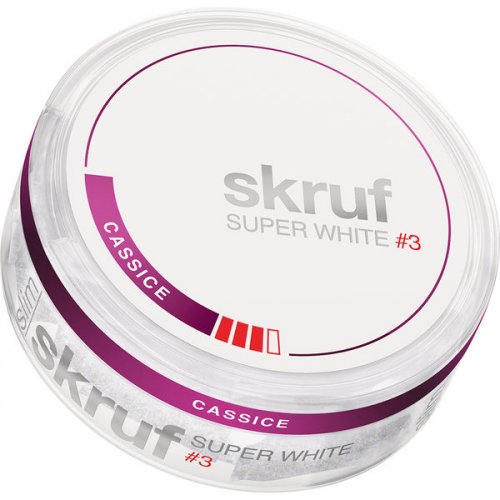 Skruf Super White #3 Cassis Slim Nicopods