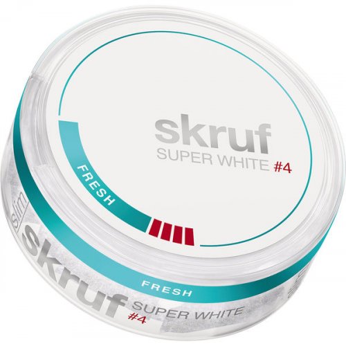 Skruf Super White #4 Fresh Slim Nicopods