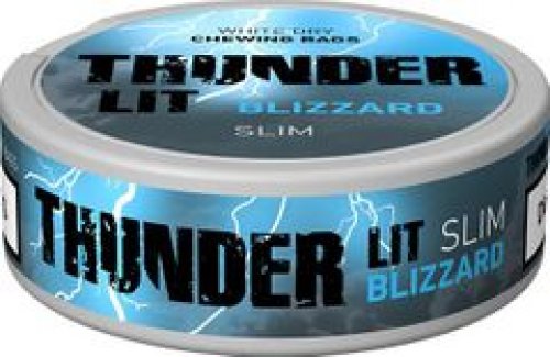 Thunder LIT Blizzard Slim White Dry Chewing Bags