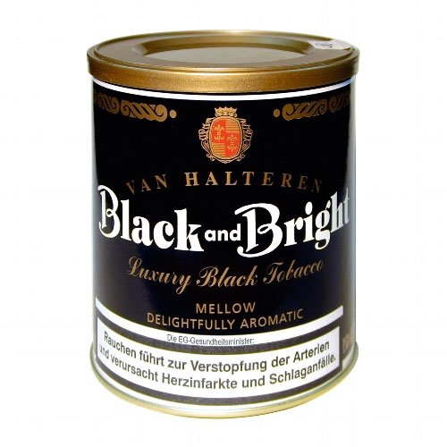 Van Halteren Pfeifentabak Black and Bright 200g Dose