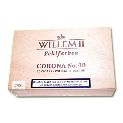 Willem Ii Zigarren Corona No 40 Sumatra 50 Stk