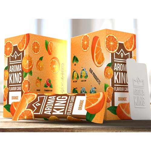 Aroma King Orange Flavour Card