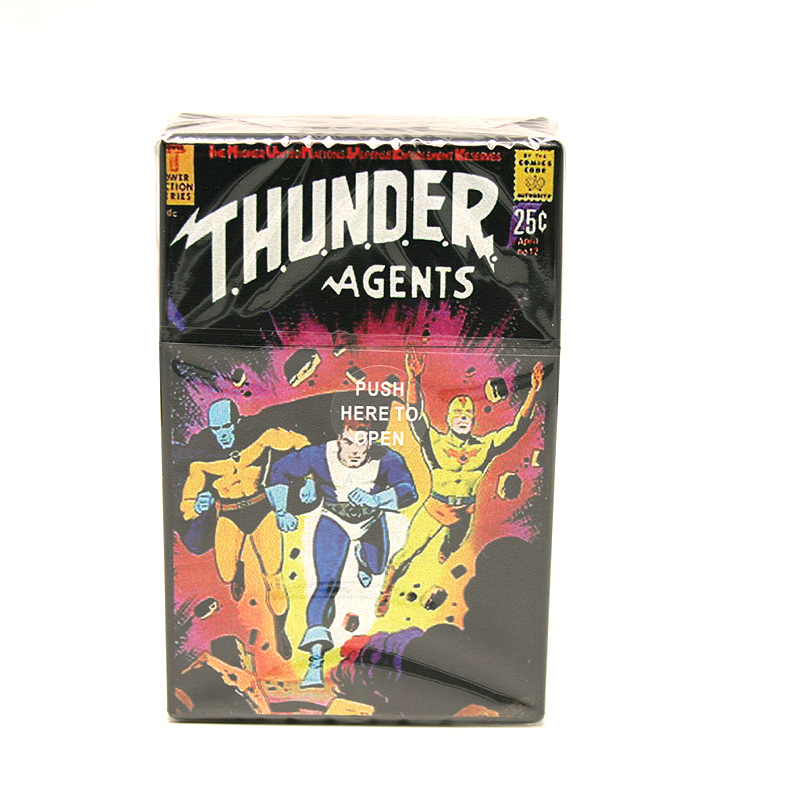Atomic Zigaretten-Etui 20er Motiv Thunder Agents