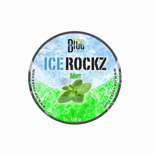 BIGG Ice Rockz Dampfsteine Minze 120g ohne Nikotin