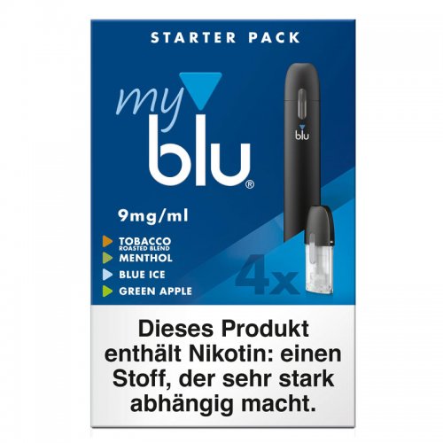 e-Zigarette myblu Starterpack Freebase 9mg Nikotin
