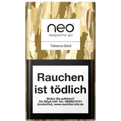 Einzelpackung neo Gold Tobacco Sticks für Glo 1 x 20 Stück