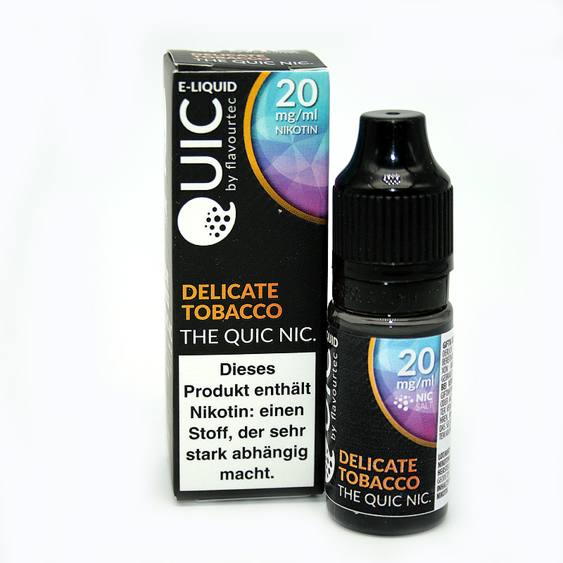 eLiquid Quic Nic Salt Delicate Tobacco 20mg Nikotin