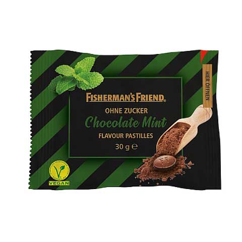 Fishermans Friend Chocolate Mint ohne Zucker