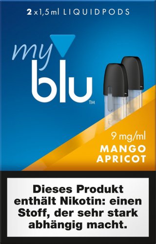 myblu Pods Mango Apricot 9 mg 2er Pack