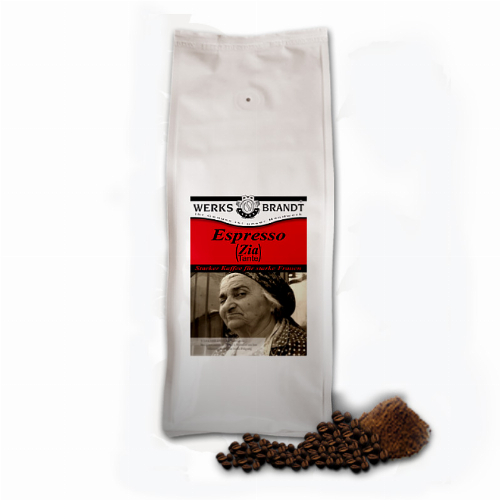 Werksbrandt Kaffee Espresso (Zia Tante) 1 kg Bohnen