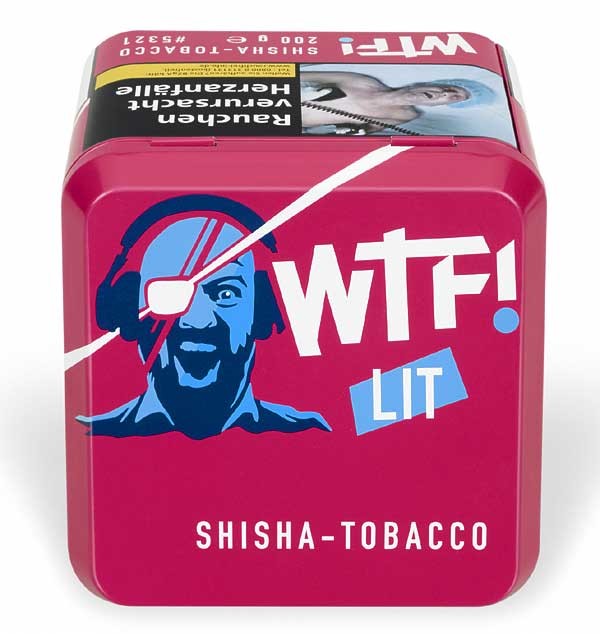 WTF! Shisha Tobacco LIT Blaubeere