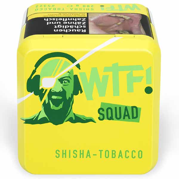 WTF! Shisha Tobacco SQUAD Zitrone