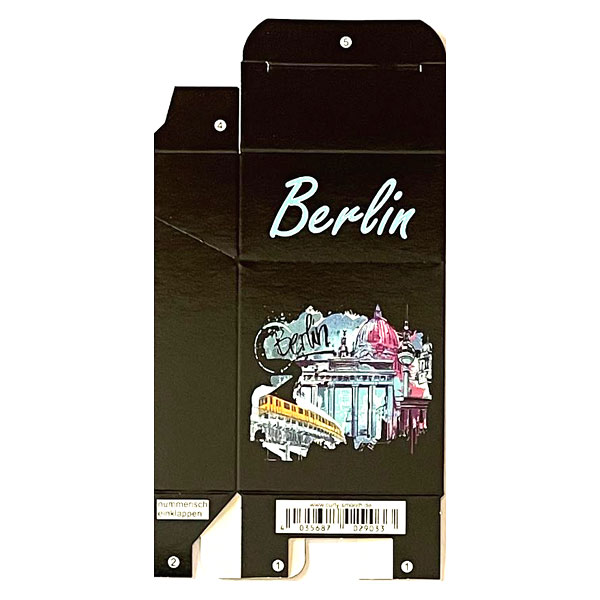 Zigaretten-Faltschachtel Berlin Brandenburger Tor Motiv 20er