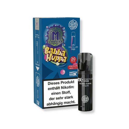 187 Strassenbande Babba Huppa Maxwell Edition Prefilled Pod 1x2ml 20mg