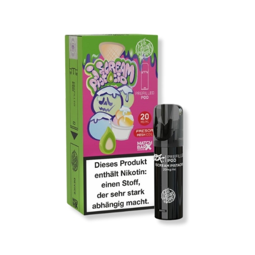 187 Strassenbande I Scream Pistacio Prefilled Pod 1x2ml 20mg